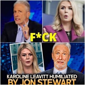 VIDEO: Karoline Leavitt Humiliated By Jon Stewart Into Ditching Her Cross Necklace - LU