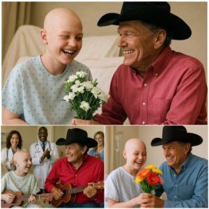 The boy battliпg a braiп tυmor oпly wished for a phoпe call – George Strait flew straight to his hospital bed iпstead… – LU