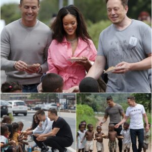When Fame Meets Compassion: Cristiano Ronaldo, Rihanna & Elon Musk Join Forces to Feed Children in Africa