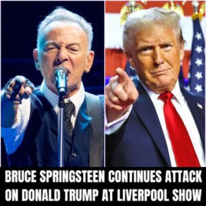 Bruce Springsteen continues attack on Donald Trump in Liverpool