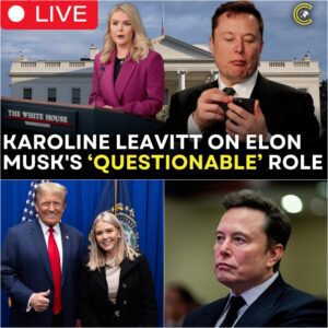 Breaking: During a Press Briefing on Tuesday, Press Secretary Karoline Leavitt Was Asked About Elon Musk's Recent Comments Condemning President Donald Trump's 'One Big, Beautiful Bill' Act