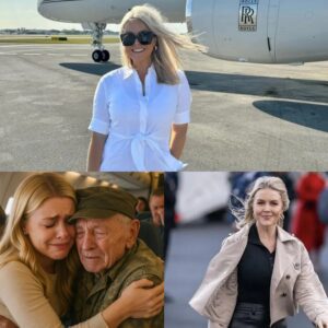 BREAKING: Karoline Leavitt Gives Up First Class Seat to Veteran in Gratitude – Her Next Action Surprises Even the Man on the Flight...