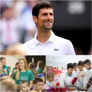 GOOD NEWS! ๐ Djokovic, Along with the PTPA Organization He Founded, Has Donated $5.5 Million to an Educational Organization for Underprivileged Children, and $2 Millionโฆ.