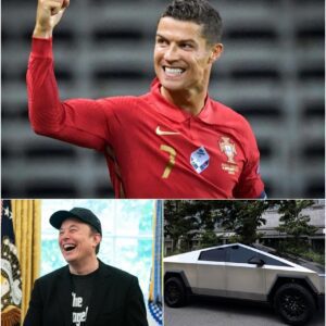 25 MINUTES AGO: Elon Musk made a jaw-dropping offer of $100 million to Cristiano Ronaldo to promote the Tesla Cybertruck, but the soccer icon’s response stunned the world.