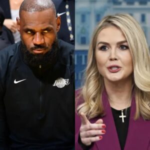 LeBron James called her “KKK Barbie”… but Karoline Leavitt didn’t scream. She answered—with just 17 calm, cutting words that turned the spotlight back on him.