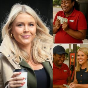 SHOCKING: Karoline Leavitt Quietly Gifts a Large Sum of Money and a "Special Present" to Pregnant Black Woman at Gas Station — No Cameras, Just Tears and Humanity!