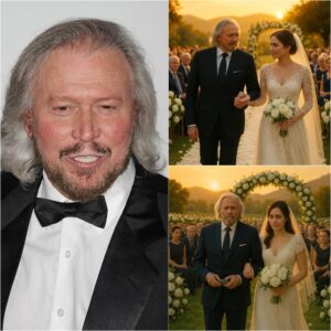 Congratulations on the Special Wedding: Barry Gibb Holds His Daughter’s Hand, Sends an “Emotional Message” and a “Secret Gift” to the Couple That Leaves the Entire Room in Tears… Even the Groom Couldn’t Hold It Together