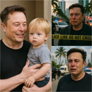 SHOCKING: Elon Musk’s Son Reportedly Taken by Unknown Men in Black During Family Trip — Search Now Underway in Miami