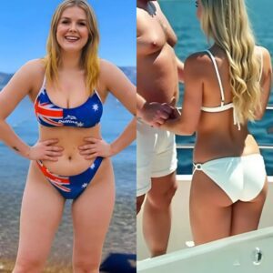 HOT PHOTOS: Not only her statements, Karoline Leavitt is also continues to make social media drool after leaked photos of her in a tiny pinky bikini, showcasing her curves under the sunset at the beach like we’ve never seen before!…