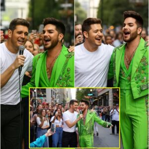 NOBODY SAW THIS COMING: Michael Bublé and Adam Lambert Cause CHAOS in NYC with Unplanned Street Duet – What Happened Next SHOCKED Everyone!