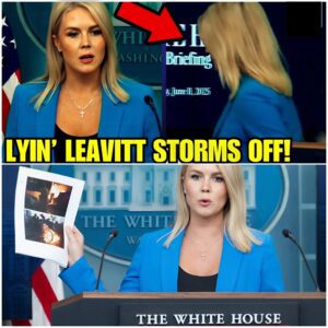 VIDEO: Karoline Leavitt STORMS OFF IN RAGE As Press Briefing COLLAPSES! - LU