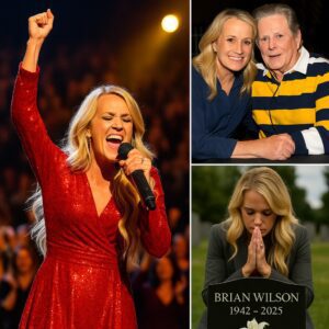 Carrie Underwood in Tears: “God Only Knows…” — Her Emotional Tribute to Brian Wilson Leaves Fans Heartbroken