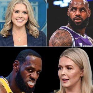 LeBron James called her “KKK Barbie”… but Karoline Leavitt didn’t scream. She answered—with just 17 calm, cutting words that turned the spotlight back on him.