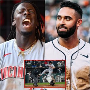 After the Detroit Tigers defeated the Cincinnati Reds in Today's Game, Elly De La Cruz gave Riley Greene a threatening ultimatum, promising to punch him in the face in the next game. This shocking remark made everyone laugh and caused Riley Greene to...sang