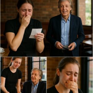 Waitress Sees Paul McCartney’s Check, Reads the Note, and Bursts into Tears