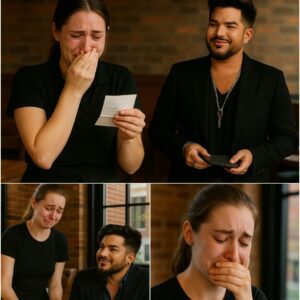 Waitress Sees Adam Lambert’s Check, Reads the Note, and Bursts into Tears…