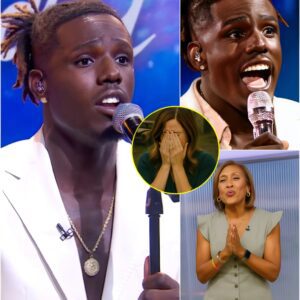 “This Is Why He Won.” Just hours after his American Idol triumph, Jamal Roberts stormed the Good Morning America stage with a soul-drenched performance that shook viewers awake nationwide. Dressed in quiet confidence, he didn’t just sing — he testified. Each lyric carried the weight of his journey, each note a victory cry. The studio stood still, cameras panned to tearful faces, and the internet exploded with praise. Raw. Real. Radiant. Jamal didn’t just deliver a performance — he delivered a moment. A star was crowned last night… but today, he proved he’s here to reign.