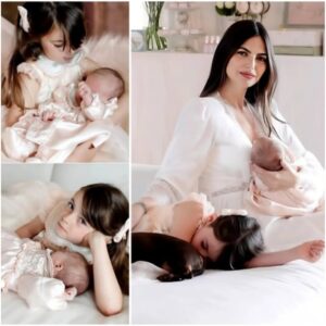 Kelly Piquet Shares Heartwarming First Photos of Newborn Daughter Lily with Sister Penelope