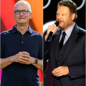 LATEST NEWS: Famous LGBT billionaire Tim Cook offered Blake Shelton $200 million and sponsorship of his music products for the 2025 if he makes a public ad supporting LGBT forever, in response, Blake Shelton...