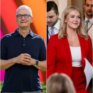 LATEST NEWS: Famous LGBT billionaire Tim Cook offered Karoline Leavitt $200 million and full media backing for her 2025 campaign—if she makes a public ad supporting LGBT forever. In response, Karoline Leavitt...