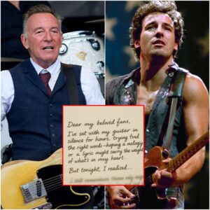 Bruce Springsteen’s Emotional Letter to Fans Moves Nation to Tears