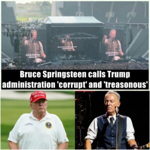 Bruce Springsteen calls Trump administration 'corrupt' and 'treasonous'