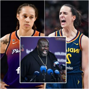 Shaquille O’Neal was furious when Brittney Griner denied saying “f***ing white girl” to Caitlin Clark.