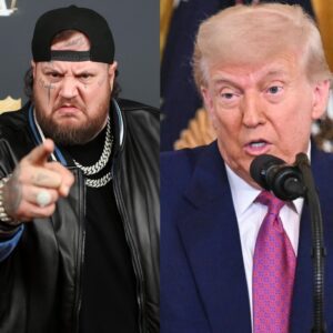 LATEST NEWS: Donald Trump has issued a permanent singing ban on country music star Jelly Roll for repeatedly speaking out during his presidency — prompting a furious three-word response from Jelly Roll...sang