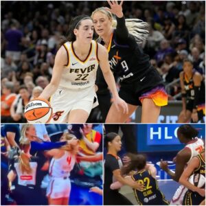 VIDEO: A huge brawl broke out after Sophie Cunningham made a dirty hit, pulling the hair of the player who hit Caitlin Clark in the face in an apparent act of revenge... Immediately, the WNBA took immediate action to punish Sophie Cunningham...sangdeptrai