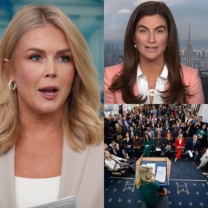 Karoline Leavitt Mercilessly Exposed the Bias of CNN’s Kaitlan Collins on Live TV! When Collins Tried to Push Back, Leavitt’s Seven Precise Words Left Her Frozen—The Audience Fell Silent as Social Media Erupted in Debate