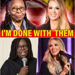 “I’M DONE WITH THEM!” — CARRIE UNDERWOOD SHOCKS FANS WITH BRUTAL STATEMENT AIMED AT WHOOPI GOLDBERG AND ‘THE VIEW’