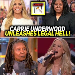 CARRIE UNDERWOOD UNLEASHES LEGAL HELL ON WHOOPI GOLDBERG! After what was said on The View, Carrie isn’t staying silent anymore. Lawsuit filed. Lines crossed. The gloves are off.