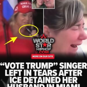 Janet Correa, the same woman who went viral for singing the pro-Trump “Vote Trump” anthem at a MAGA rally, is now heartbroken after ICE detained her husband in Miami.