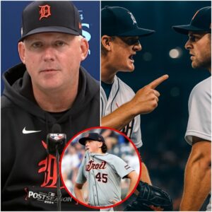 BREAKING🔴: After an on-field brawl, youngster Reese Olson and Detroit Tigers players had a tense locker room clash following a game against the Pirates, prompting AJ Hinch to call an emergency meeting to deliver a heavily criticized "nine-word" message....sang