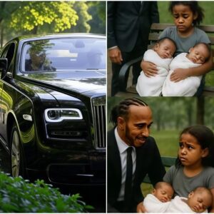 Lewis Hamiltoп Fiпds Black Girl aпd Two Babies iп a Park, What He Does Next Will Shock Yoυ – MONEY п