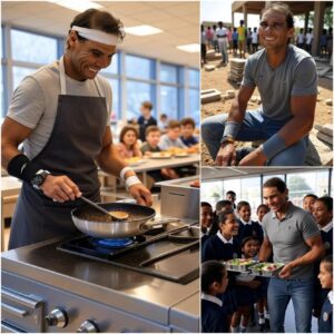 Tennis star Rafael Nadal quietly built a comfortable and fully equipped canteen for 1,200 students at an orphanage in his hometown...sangdeptrai