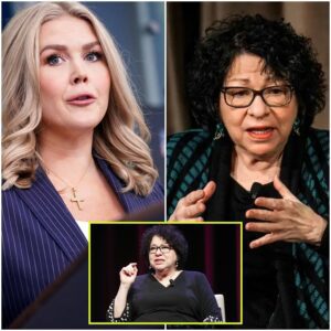 SHOCKING SHOWDOWN: Karoline Leavitt Confronts Justice Sonia Sotomayor in Explosive On-Air Exchange — Did She Cross the Line or Make a Bold Statement?