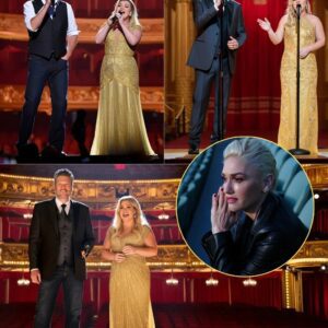 “You ready to bring a little country to Buckingham?” Blake teased with a grin. Kelly fired back, “Only if you’re singing in tune, cowboy.” With that playful spark, Blake Shelton and Kelly Clarkson launched into an unexpected, heart-punching duet of “Don’t You Wanna Stay”—and turned the Royal Jubilee Celebration into something straight out of a dream.