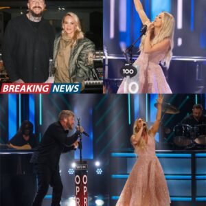 "A Moment That Stopped Time." When Carrie Underwood stepped onto the Grand Ole Opry stage, no one could have predicted that her collaboration with Ben Fuller would leave the entire audience in awe. Their voices blended perfectly, each note weaving a wordless story. All eyes were on them, no one wanting to miss this special moment. Carrie, with her familiar charm, didn’t just illuminate every lyric but also created a divine atmosphere, making the audience feel as though they were living in a musical dream. This performance wasn’t just about talent—it was about the connection between artists, between the past and the present, and between folk music and the hearts that beat in unison. Embrace this unforgettable moment. Watch the unforgettable performance now 👇👇