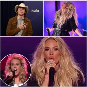 She Hit That Note Again — And He KNEELED: Carrie Underwood's shocking return left the idol crowd frozen…