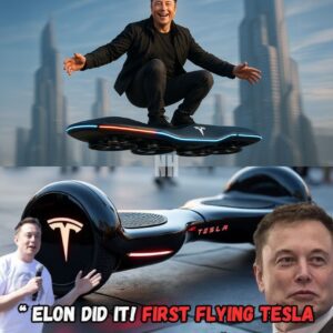 BREAKING: Tesla’s First Flying Hoverboard Hits the Market! Elon Musk Reveals First Look, What’s Inside