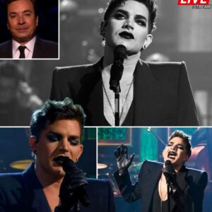 I’m Not Okay — Adam Lambert’s Haunting ‘I Don’t Care Much’ Performance on The Tonight Show Left Jimmy Fallon in Tears and the Audience Breathless, Turning the Stage into a Smoky 1930s Berlin Cabaret of Raw, Unfiltered Emotion