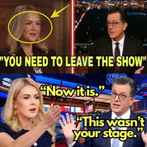 ЅHOCKING SHOWDOWN: Karoline Leavitt hijacked Stephen Colbert’s stage in a fiery clash that turned a comedy interview into a cultural confrontation