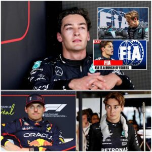 The FIA has handed out a DOUBLE penalty to Mercedes F1 star George Russell after his overtaking error at the Canadian Grand Prix against Max Verstappen. NGL