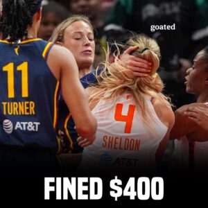 UNBELIEVABLE: This is ridiculous! Sophie Cunningham received a $400 fine for a flagrant foul penalty 2 during the Fever’s victory over the Sun....sangdeptrai