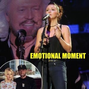 EMOTIONAL MOMENT: Samantha Gibb Channels Maurice On Stage — And It Felt Like He Was Right There With Her