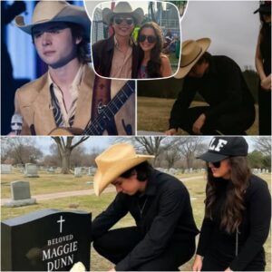 “Are you still with me?”- As John Foster and Brooklyn Bourque KNEELED at the grave of their best friend just hours before taking the hallowed stage of the Grand Ole Opry,