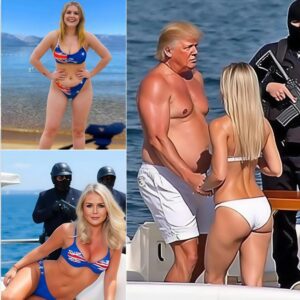 HOT PHOTOS: Karoline Leavitt has set social media ablaze with photos of her on the beach, wearing a tight pink bikini that is so revealing it almost exposes her private parts, showcasing her incredibly alluring figure like...