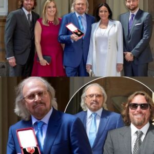 "Barry Gibb's Emotional Knighthood Ceremony: A Tribute to His Brothers"