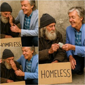 Moments Ago: A Homeless Man's Request to a Music Legend Leaves Onlookers Speechless